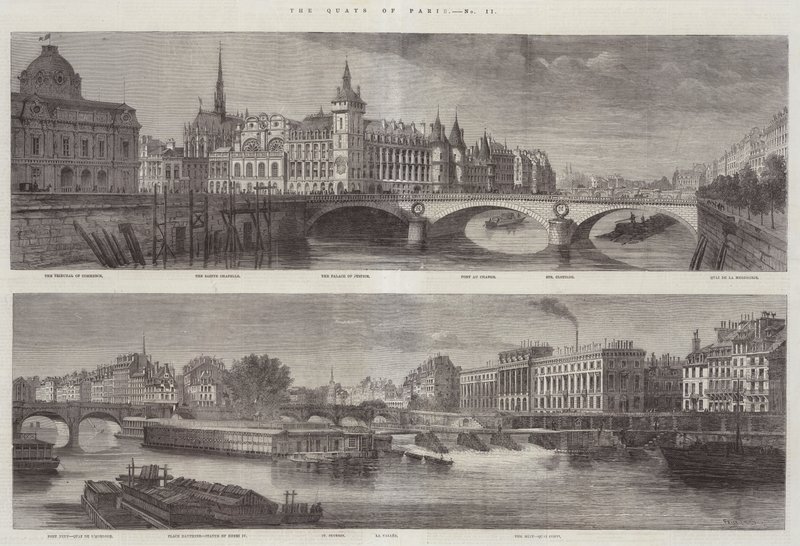 Os cais de Paris de Felix Thorigny