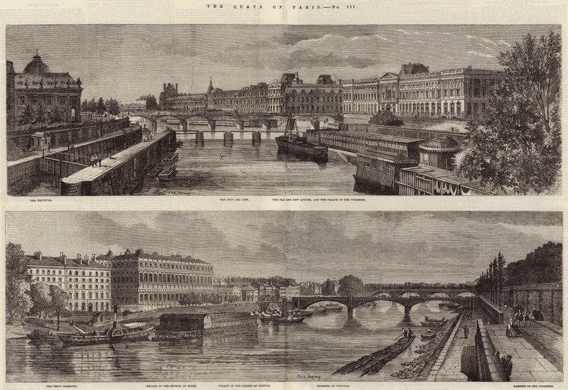 Os cais de Paris de Felix Thorigny