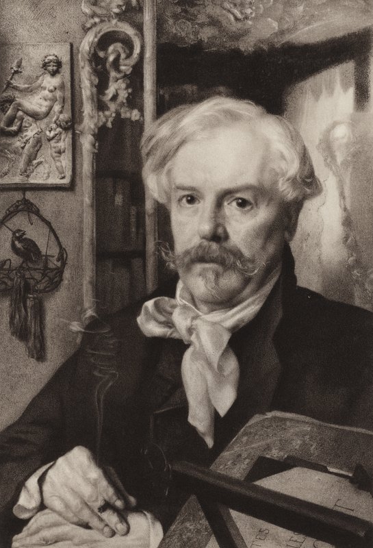 Edmond de Goncourt (gravura) de Felix Bracquemond