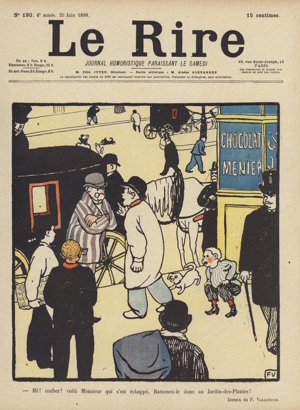 Ilustração para o riso de Felix Edouard Vallotton