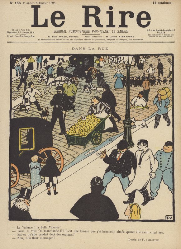 Ilustração para o riso de Felix Edouard Vallotton