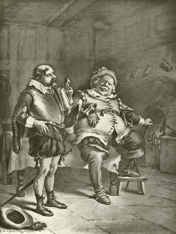 Primeira Parte Rei Henrique IV. Ato III, Cena III (gravura) de Felix Octavius Carr Darley