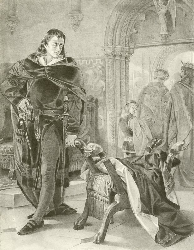 Aldeia. Ato I, Cena II (gravura) de Felix Octavius Carr Darley