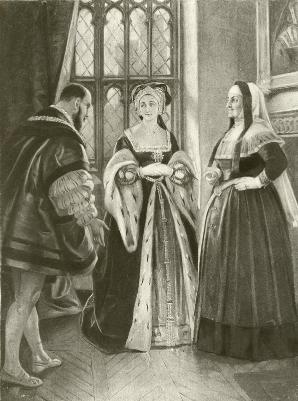 Rei Henrique VIII. Ato II, Cena III (gravura) de Felix Octavius Carr Darley