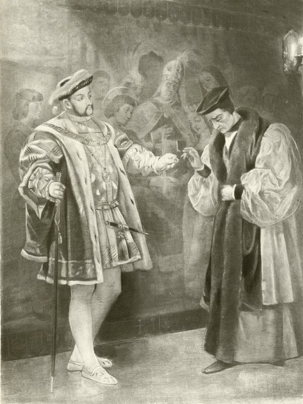 Rei Henrique VIII. Ato V, Cena I (gravura) de Felix Octavius Carr Darley