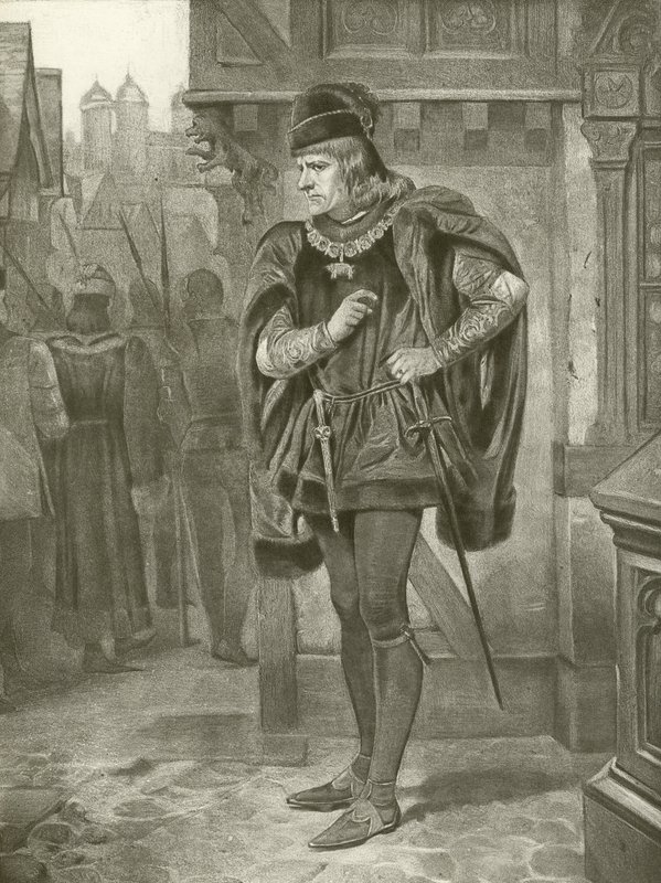 Rei Ricardo III Ato I, Cena II (gravura) de Felix Octavius Carr Darley