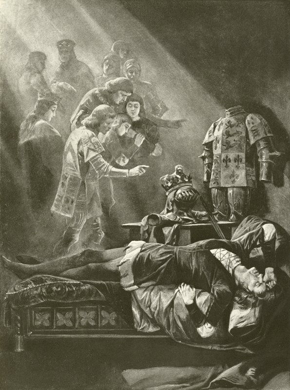 Rei Ricardo III Ato V, Cena III (gravura) de Felix Octavius Carr Darley