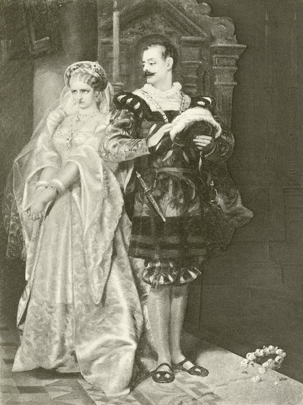 Muito barulho por nada. Ato IV - Cena I (gravura) de Felix Octavius Carr Darley