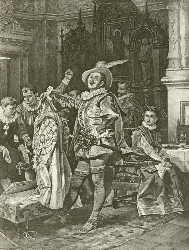 Domesticação da megera. Ato IV, Cena III (gravura) de Felix Octavius Carr Darley