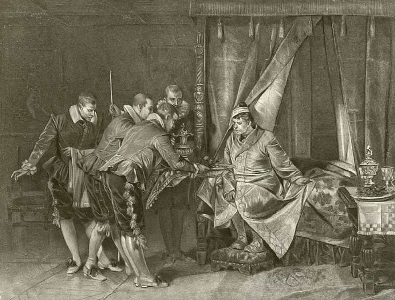 Domesticação da megera. Indução, Cena II (gravura) de Felix Octavius Carr Darley