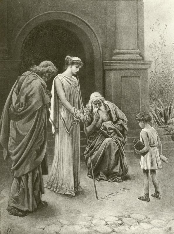 Tito Andronicus. Ato IV - Cena I (gravura) de Felix Octavius Carr Darley