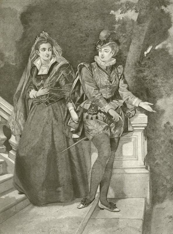 Décima Segunda Noite. Ato III, Cena IV (gravura) de Felix Octavius Carr Darley