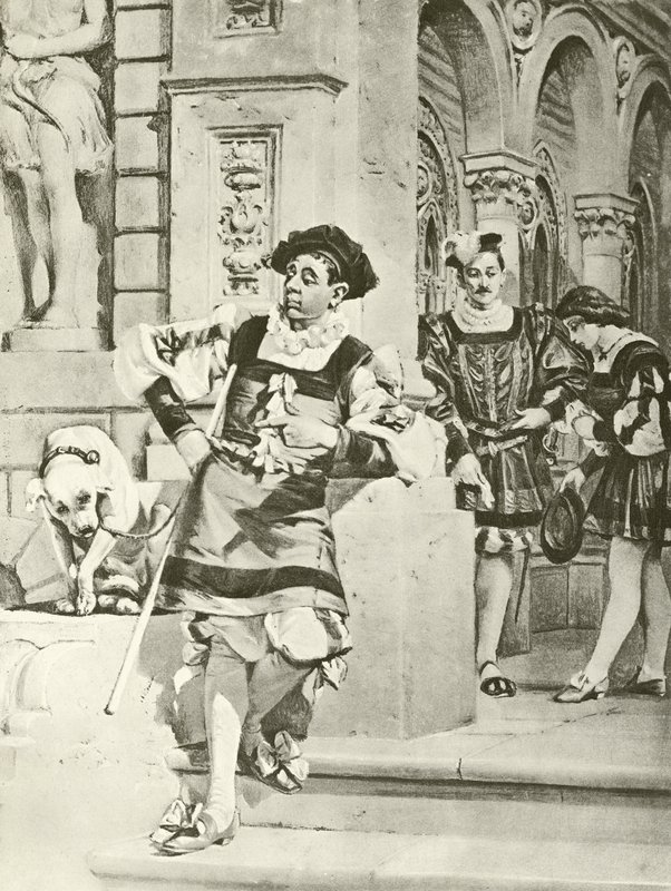 Dois cavalheiros de Verona. Ato IV, Cena IV (gravura) de Felix Octavius Carr Darley