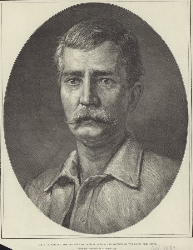Henry Morton Stanley (gravura) de Felix Stone (after) Moscheles