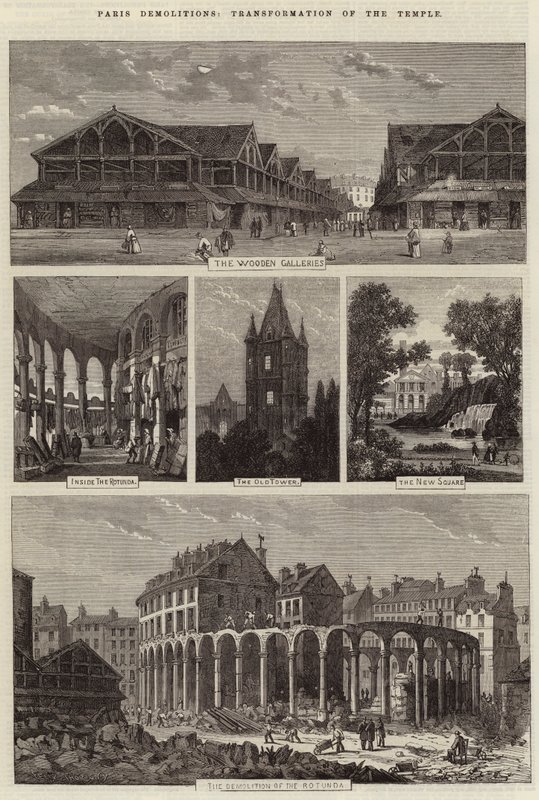 Demolições de Paris, Transformação do Templo de Felix Thorigny