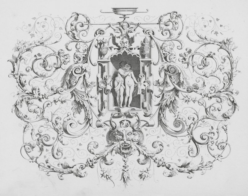 Ornamento de Charles Klimsch (gravura) de Ferdinand Karl Klimsch