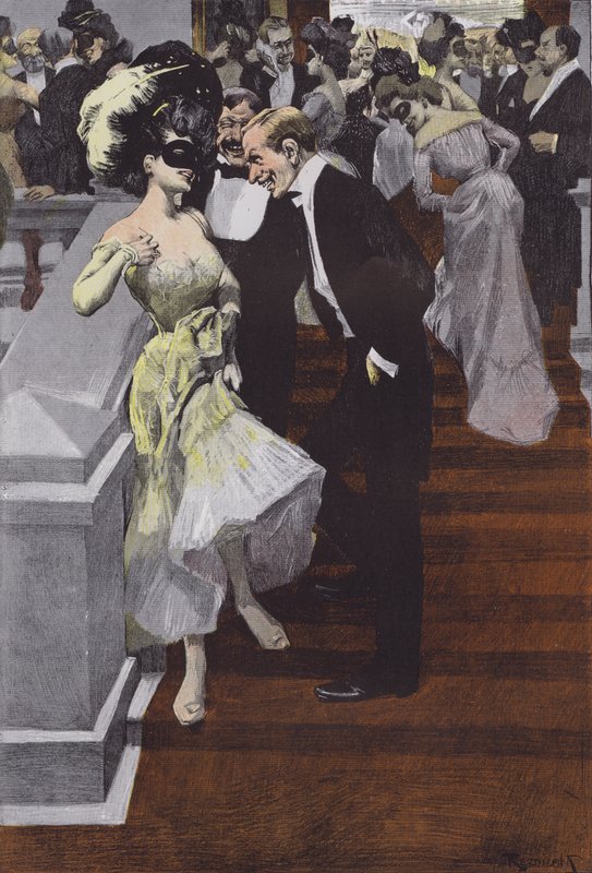 Bal Pare (cor litho) de Ferdinand von Reznicek