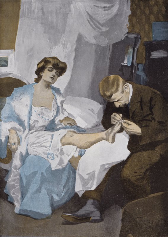 Pedicure de Ferdinand von Reznicek