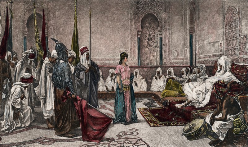 Um Preso de Estado na Alhambra (fotogravura a cores) de Ferencz Frans Eisenhut