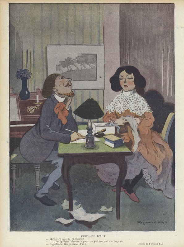 Ilustração para o riso de Fernand Fau