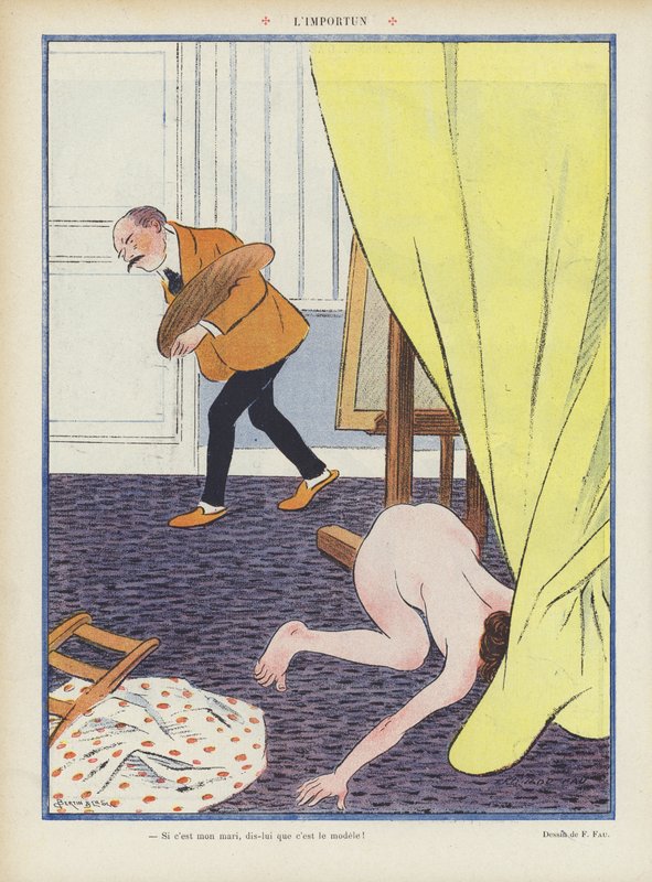 Ilustração para o riso de Fernand Fau