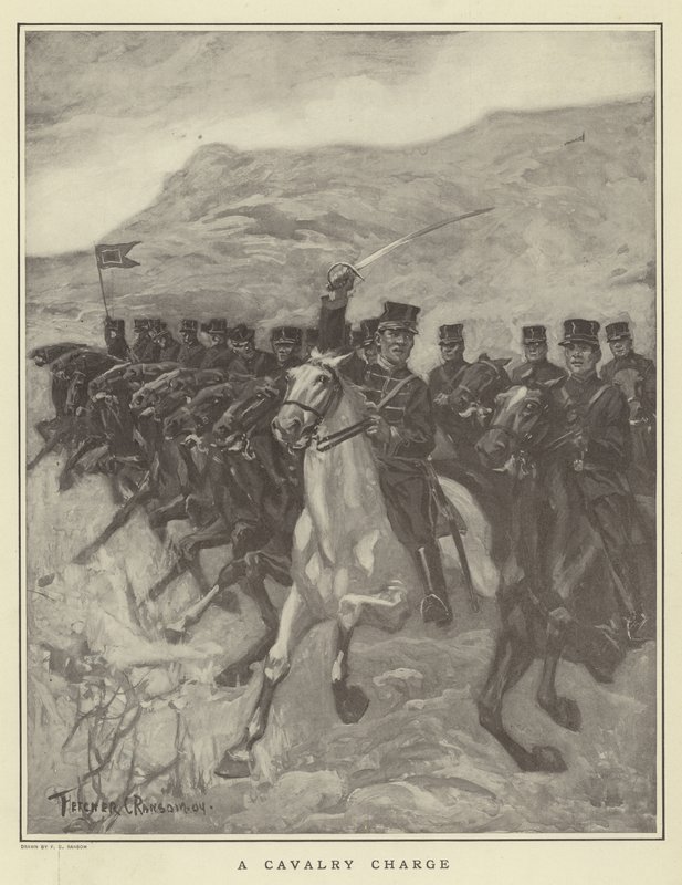 Uma carga de cavalaria de Fletcher C. Ransom