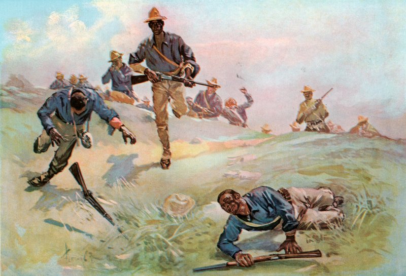 Tropa C, Nona Cavalaria dos EUA, Capitão, Liderando a Carga em San Juan de Fletcher C. Ransom