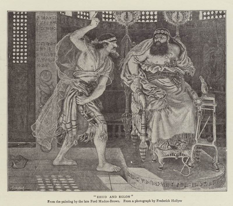 Ehud e Eglon de Ford Madox Brown