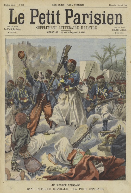 Uma vitória francesa na África Central de Fortune Louis Meaulle