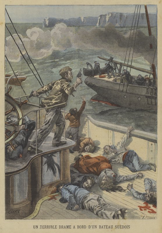 Um crime terrível a bordo de um barco sueco de Fortune Louis Meaulle