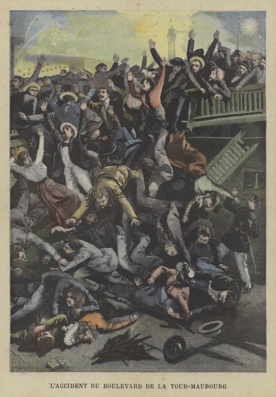 Acidente no Boulevard de la Tour-Marburg, Paris de Fortune Louis Meaulle