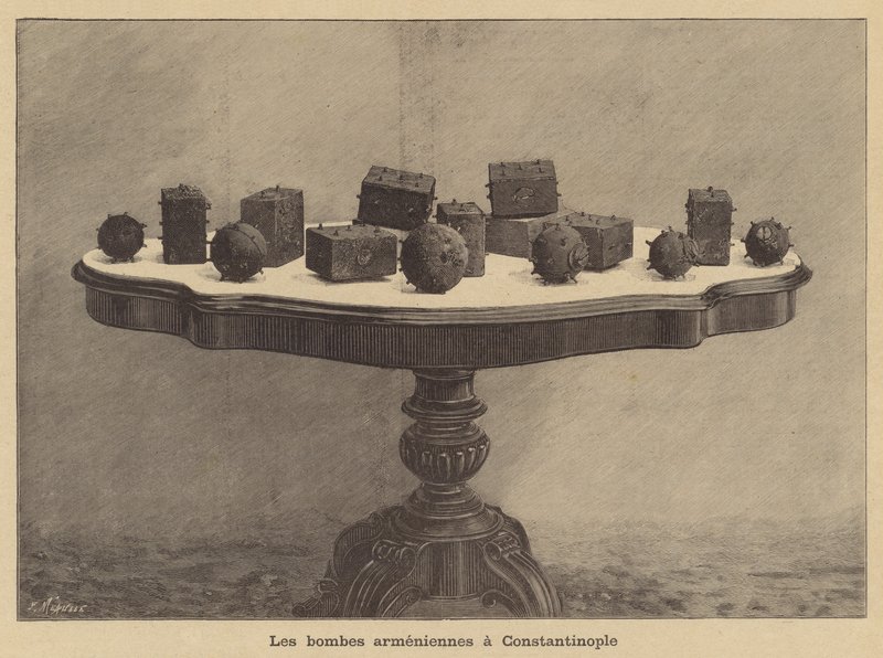 Bombas armênias em Constantinopla de Fortune Louis Meaulle
