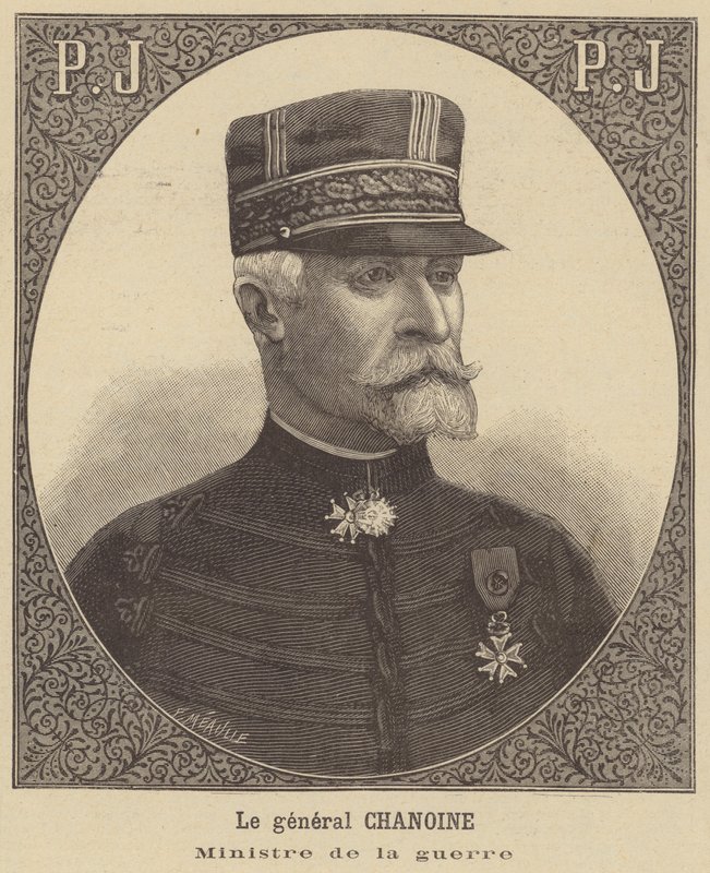 General Chanoine, Ministro da Guerra da França de Fortune Louis Meaulle