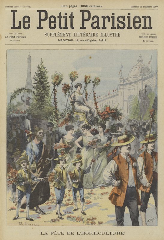 Festival de horticultura em Paris de Fortune Louis Meaulle