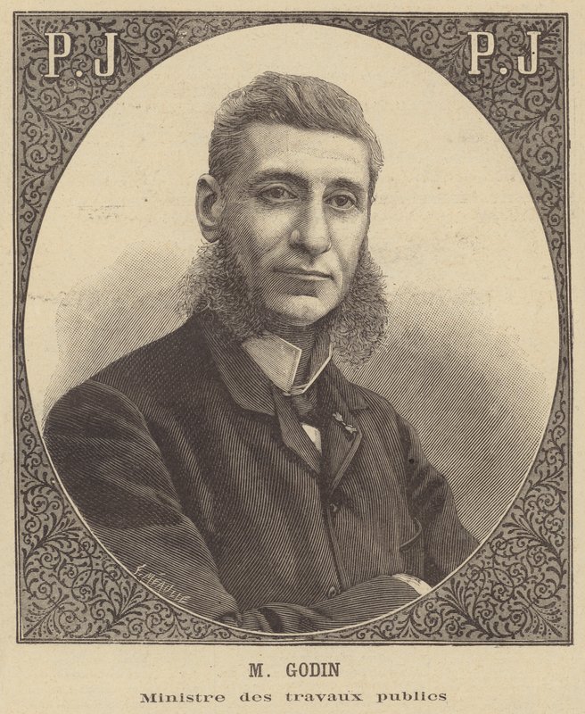 Jules Godin, ministro francês das obras públicas de Fortune Louis Meaulle