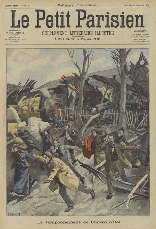 Acidente ferroviário em Choisy-le-Roi, Paris de Fortune Louis Meaulle