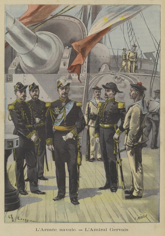 Raymond-Emile Gervais, almirante francês de Fortune Louis Meaulle
