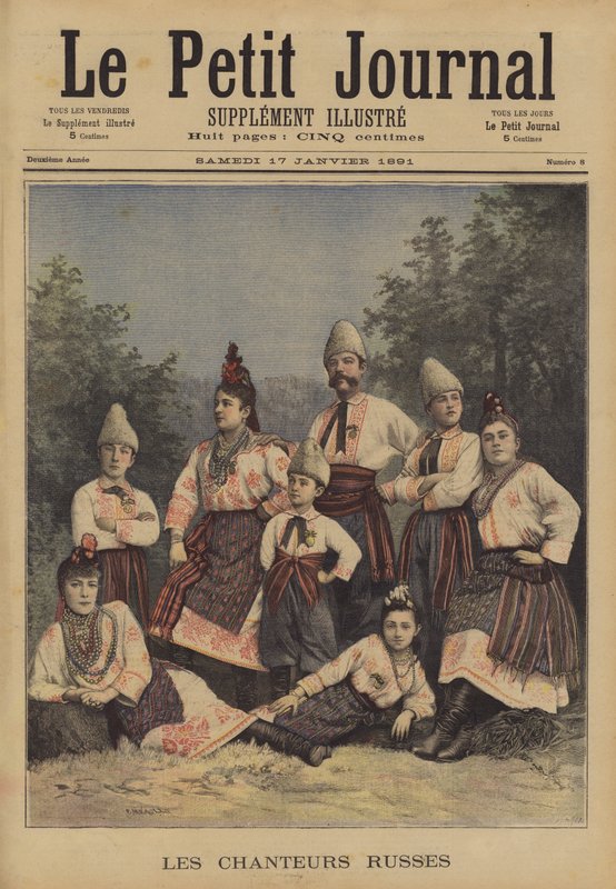 Cantores russos de Fortune Louis Meaulle