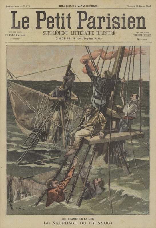 O naufrágio do Rennus de Fortune Louis Meaulle