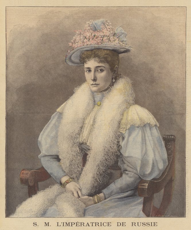 Czarina Alexandra da Rússia de Fortune Louis Meaulle
