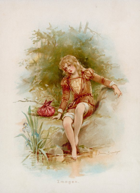 Imogen do Cymbeline de Shakespeare de Frances Brundage