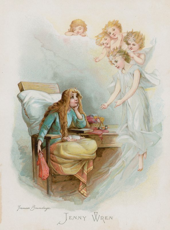 Jenny Wren (chromolitho) de Frances Brundage