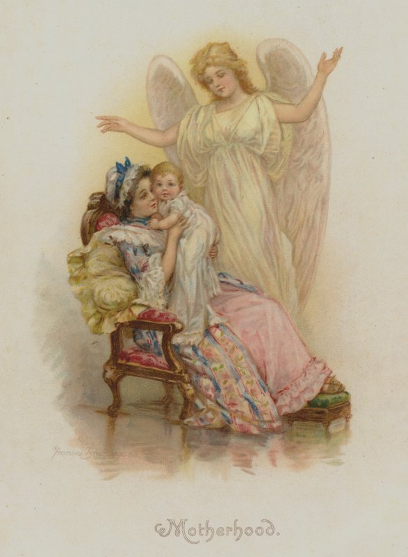 Maternidade (chromolitho) de Frances Brundage