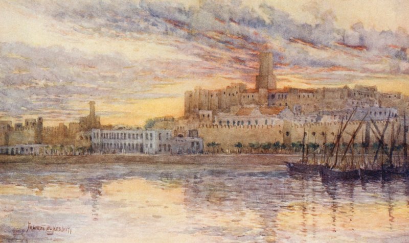 Sousse (litografia a cores) de Frances Nesbitt