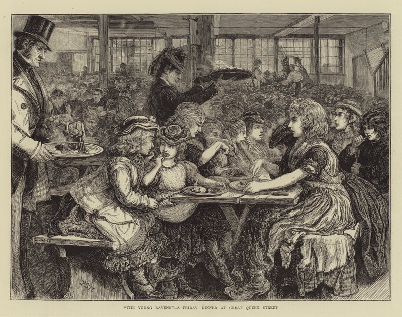 The Young Ravens, um jantar de sexta-feira na Great Queen Street de Francis S. Walker