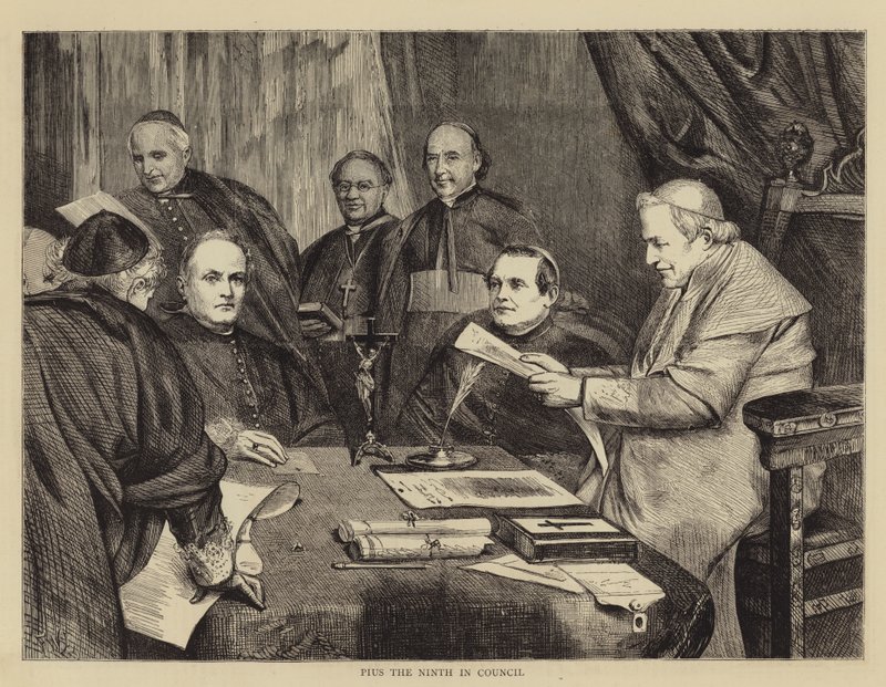 Pio IX no Conselho de Francis Wilfred Lawson
