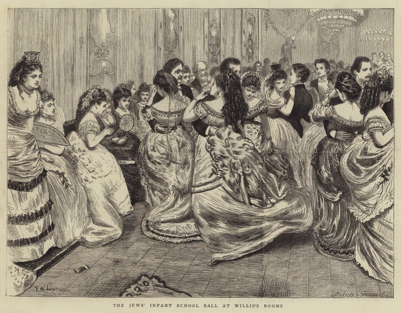 O Baile da Escola Infantil dos Judeus nos Salões de Willis de Francis Wilfred Lawson