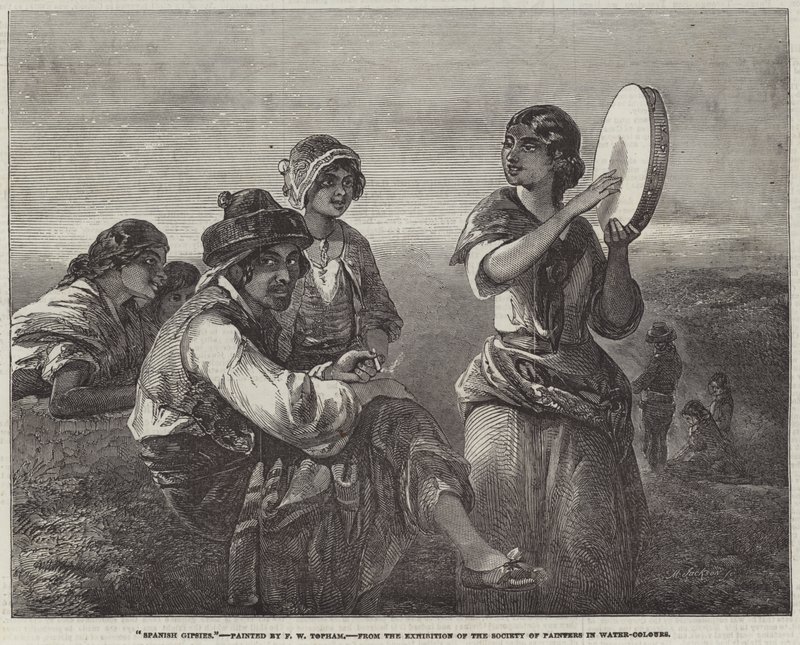 Ciganos espanhóis de Francis William Topham