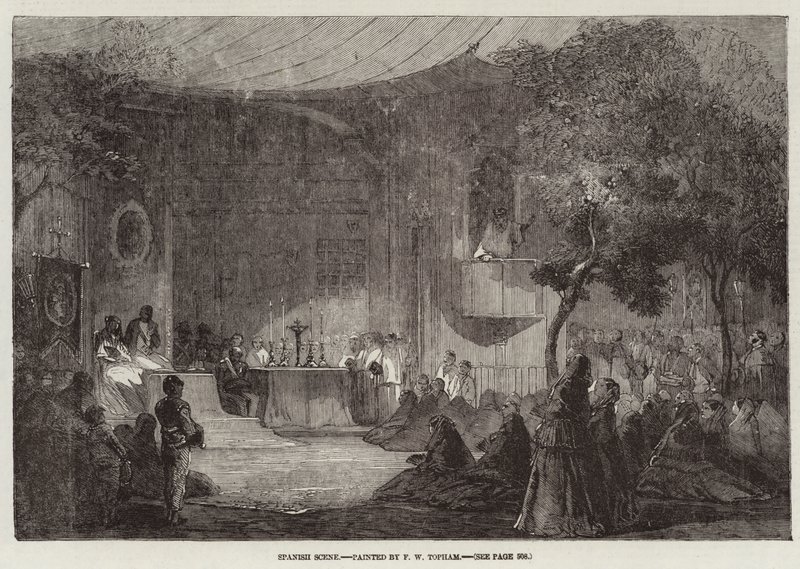 Cena espanhola de Francis William Topham