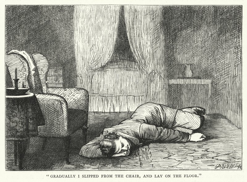 Ilustração para grandes expectativas de Charles Dickens (gravura) de Francis Arthur Fraser